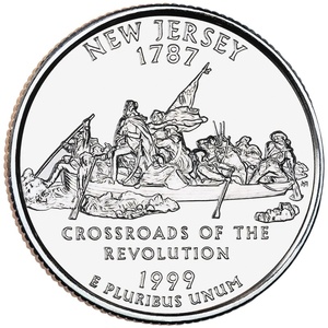 1999 Quarter - S - New Jersey - Silver Proof reverse